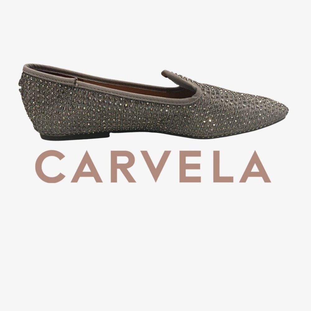 NWOT Carvela Metallic Silver Shoes Size EU 39 US 9